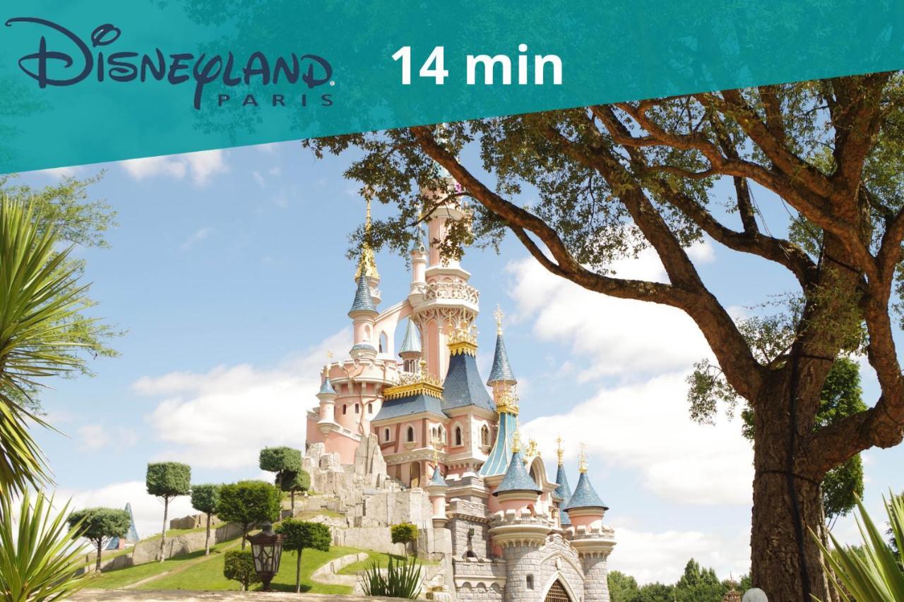 King Size Bed - Free Private Parking - Garden & Terrace - 14Min From Disneyland Ferrières-en-Brie Екстериор снимка